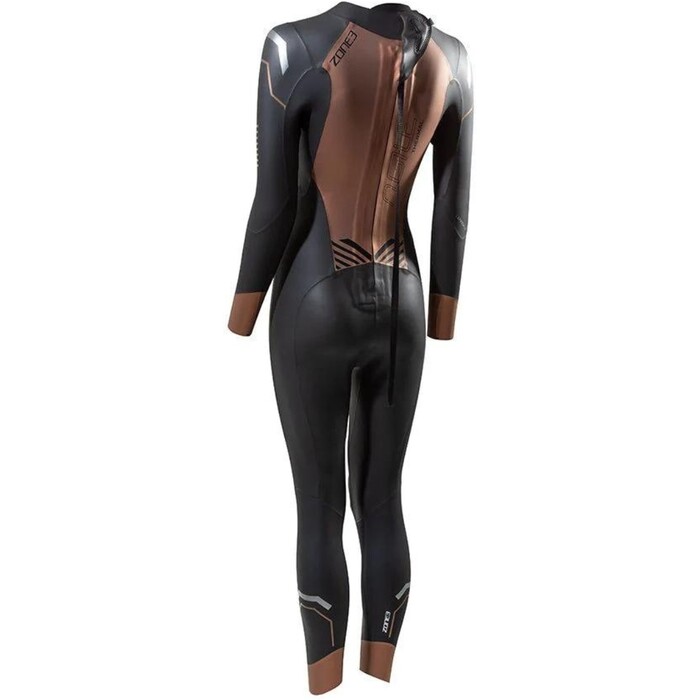 2024 ZONE3 Womens Thermal Agile Wetsuit WS22WTAG101 - Black / Gold